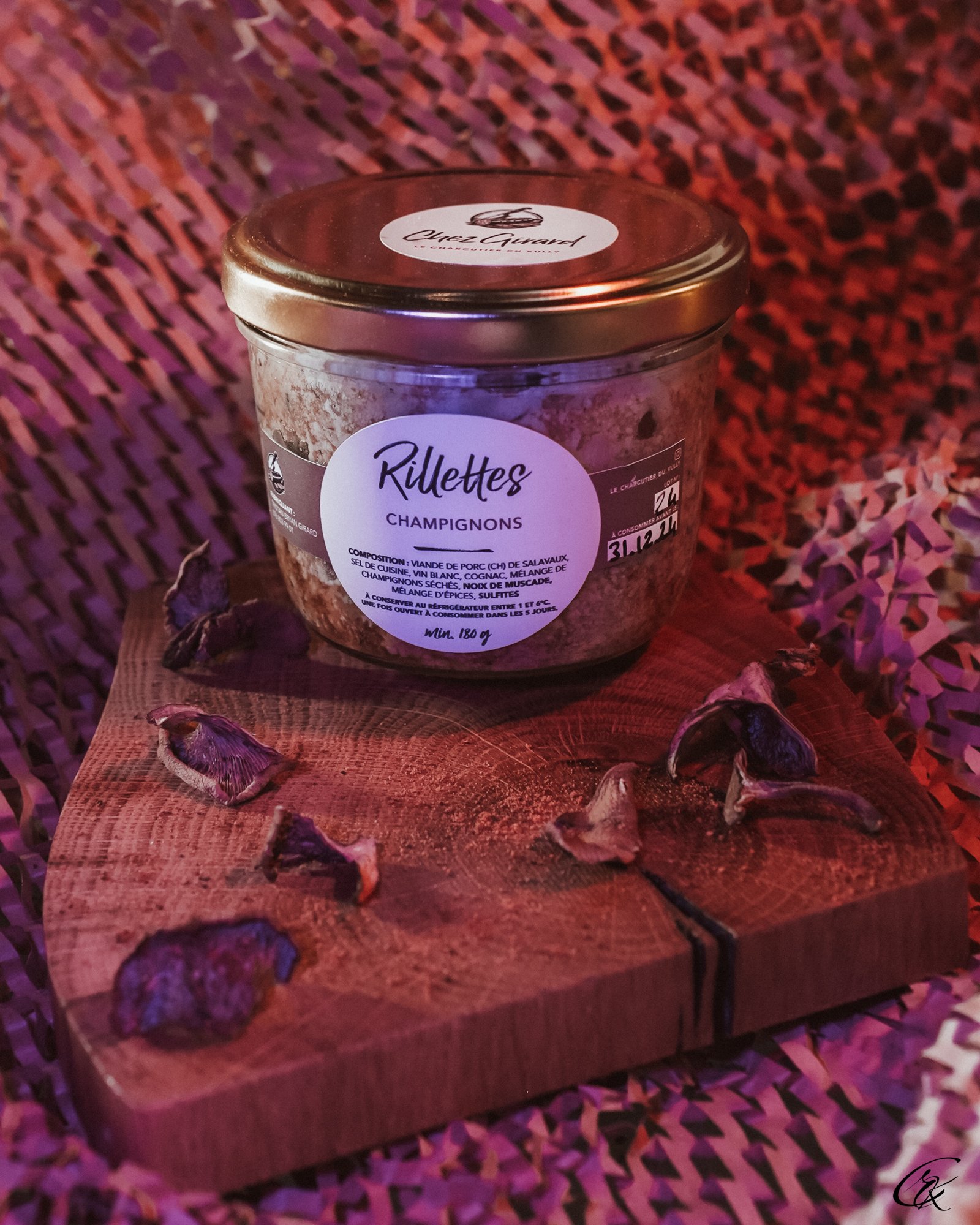 Rillettes Champignons - Le Charcutier Du Vully