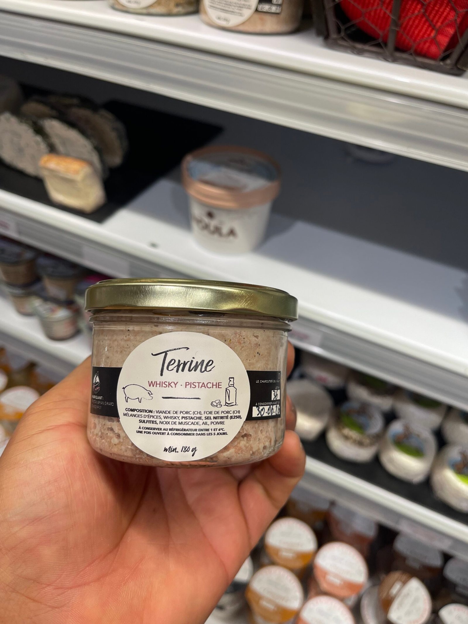 Terrine whisky / pistache - Le Charcutier Du Vully