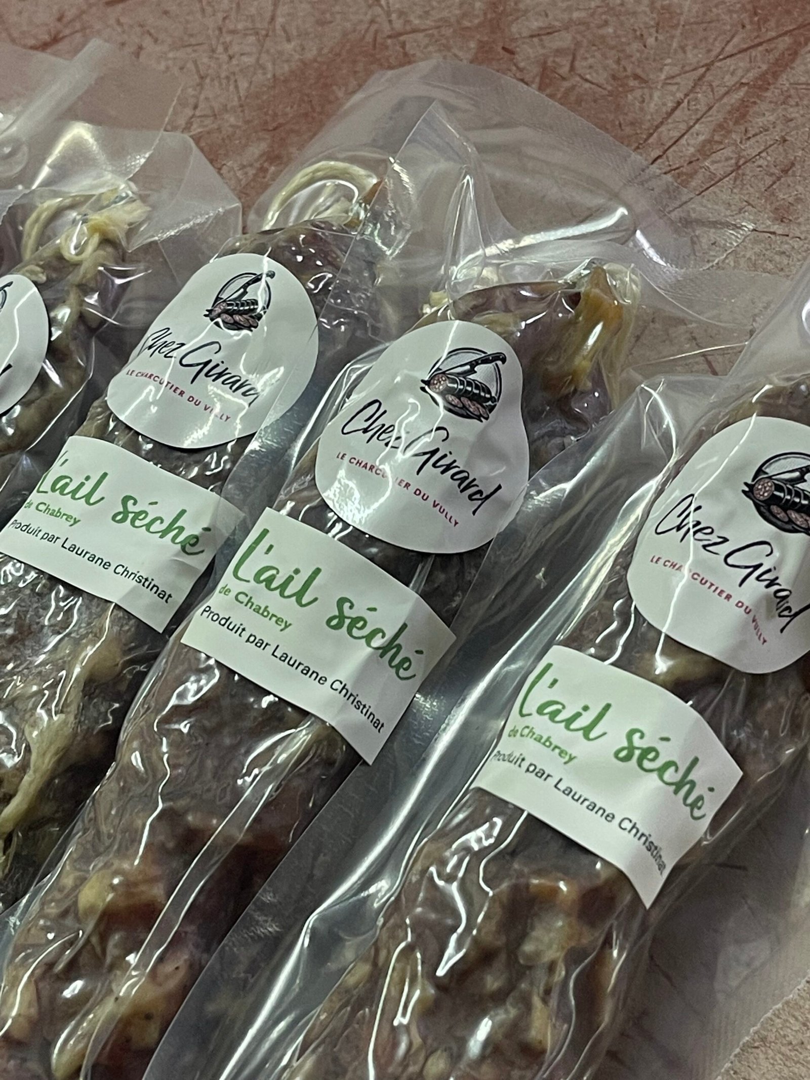 Saucisse de Porc Ail et Piments - Le Charcutier Du Vully